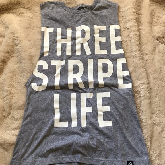 adidas Tops - Adidas Grey Tank Top Small
